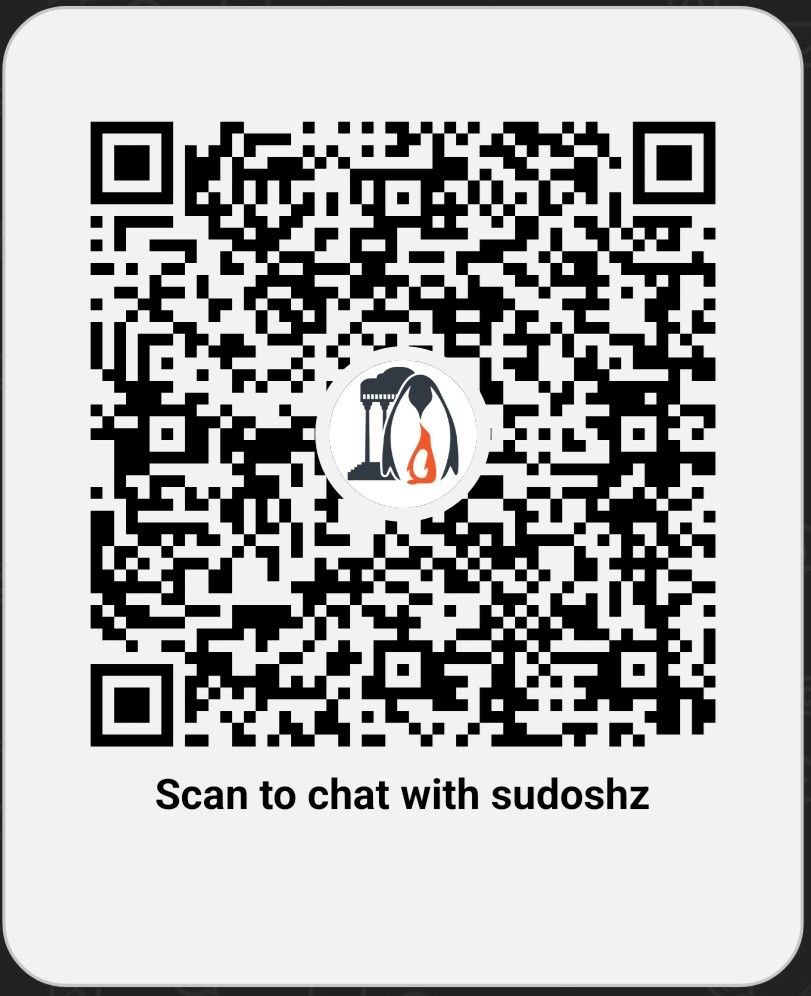 Admin DeltaChat QR — Scan to chat with sudoshz
